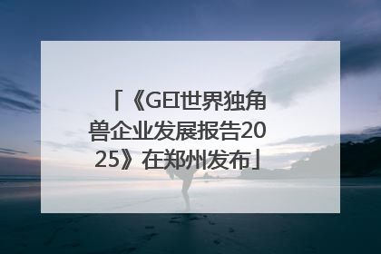 《GEI世界独角兽企业发展报告2025》在郑州发布