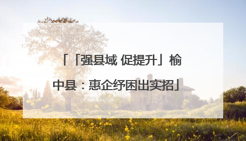 「强县域 促提升」榆中县：惠企纾困出实招