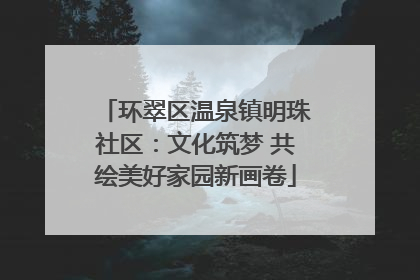 环翠区温泉镇明珠社区：文化筑梦 共绘美好家园新画卷