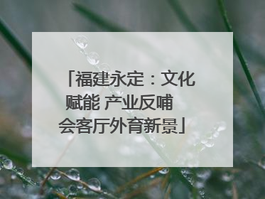 福建永定：文化赋能 产业反哺 会客厅外育新景