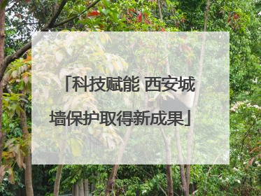 科技赋能 西安城墙保护取得新成果