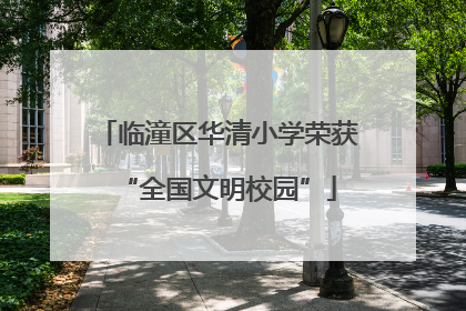 临潼区华清小学荣获“全国文明校园”