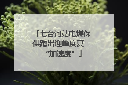 七台河站电煤保供跑出迎峰度夏 “加速度”