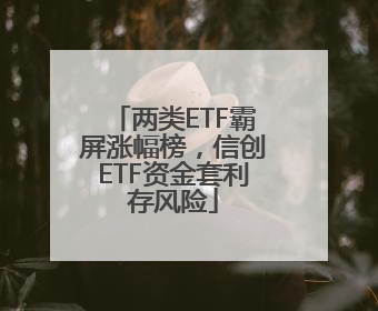 两类ETF霸屏涨幅榜，信创ETF资金套利存风险