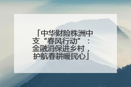 中华财险株洲中支“春风行动”：金融消保进乡村，护航春耕暖民心