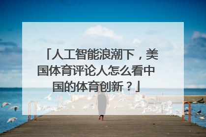 人工智能浪潮下，美国体育评论人怎么看中国的体育创新？