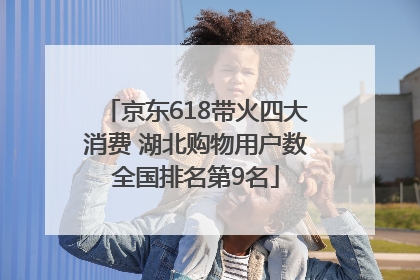 京东618带火四大消费 湖北购物用户数全国排名第9名