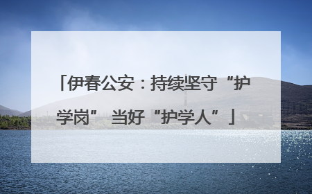 伊春公安：持续坚守“护学岗” 当好“护学人”