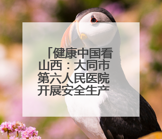 健康中国看山西：大同市第六人民医院开展安全生产宣传月活动之网络安全知识培训