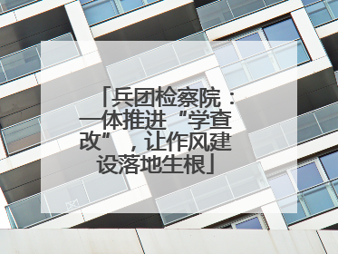 兵团检察院：一体推进“学查改”，让作风建设落地生根