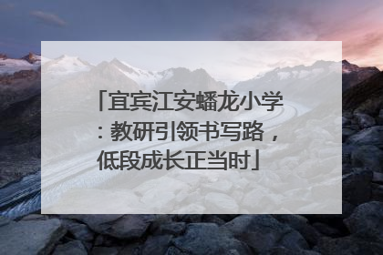 宜宾江安蟠龙小学：教研引领书写路，低段成长正当时