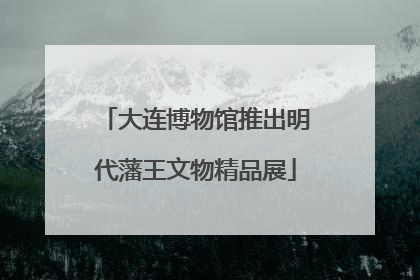 大连博物馆推出明代藩王文物精品展