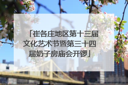 崔各庄地区第十三届文化艺术节暨第三十四届奶子房庙会开锣