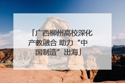 广西柳州高校深化产教融合 助力“中国制造”出海