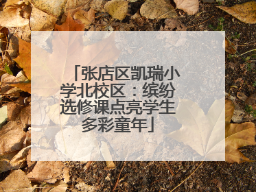 张店区凯瑞小学北校区：缤纷选修课点亮学生多彩童年