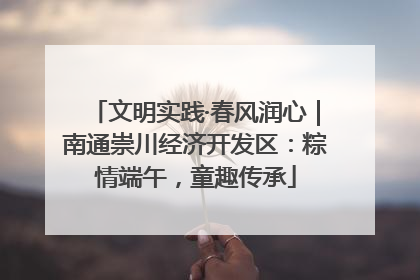 文明实践·春风润心｜南通崇川经济开发区：粽情端午，童趣传承