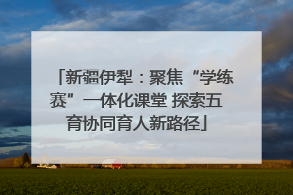 新疆伊犁：聚焦“学练赛”一体化课堂 探索五育协同育人新路径