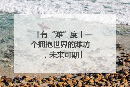 有“潍”度丨一个拥抱世界的潍坊，未来可期