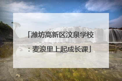潍坊高新区汶泉学校：麦浪里上起成长课