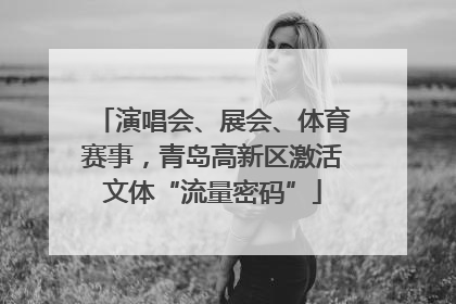 演唱会、展会、体育赛事，青岛高新区激活文体“流量密码”