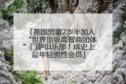 英国男童2岁半加入“世界顶级高智商团体”门萨俱乐部！成史上最年轻男性会员