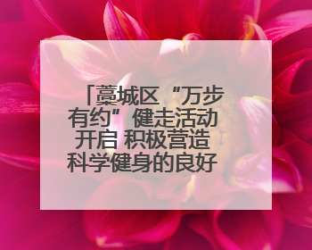 藁城区“万步有约”健走活动开启 积极营造科学健身的良好氛围