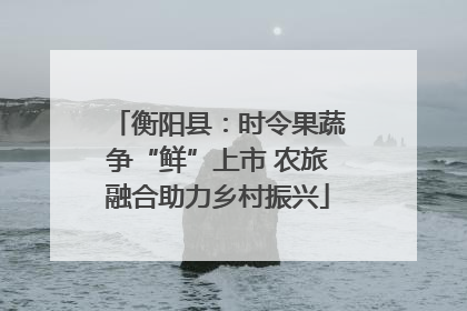 衡阳县：时令果蔬争“鲜”上市 农旅融合助力乡村振兴