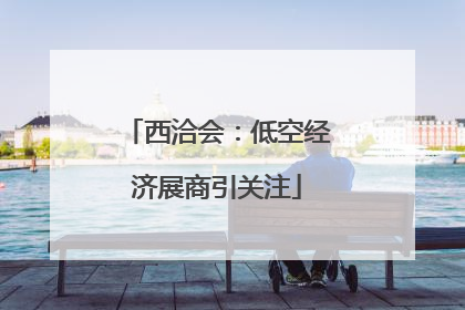 西洽会：低空经济展商引关注