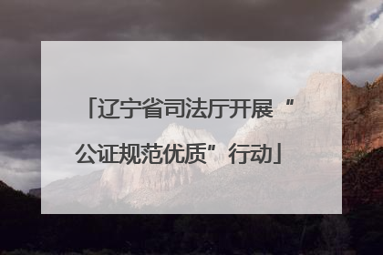 辽宁省司法厅开展“公证规范优质”行动