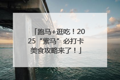 跑马+逛吃！2025“紫马”必打卡美食攻略来了！