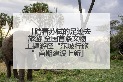 踏着苏轼的足迹去旅游 全国首条文物主题游径“东坡行旅”首期建设上新