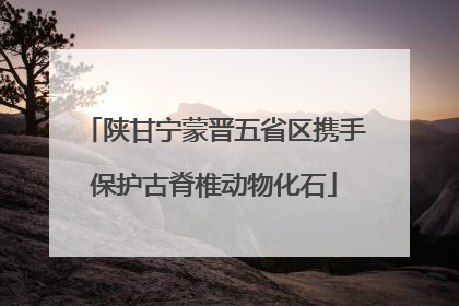 陕甘宁蒙晋五省区携手保护古脊椎动物化石