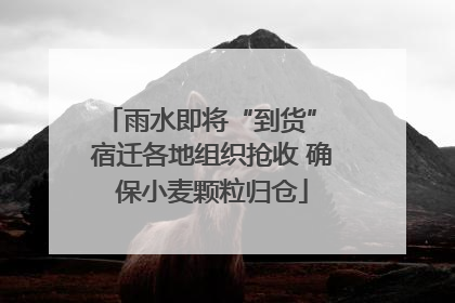雨水即将“到货” 宿迁各地组织抢收 确保小麦颗粒归仓
