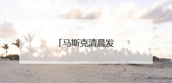 马斯克清晨发帖：我后悔了