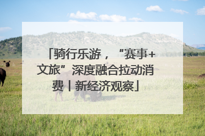 骑行乐游，“赛事+文旅”深度融合拉动消费丨新经济观察