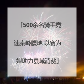 500余名骑手竞速秦岭腹地 以赛为媒助力县域消费